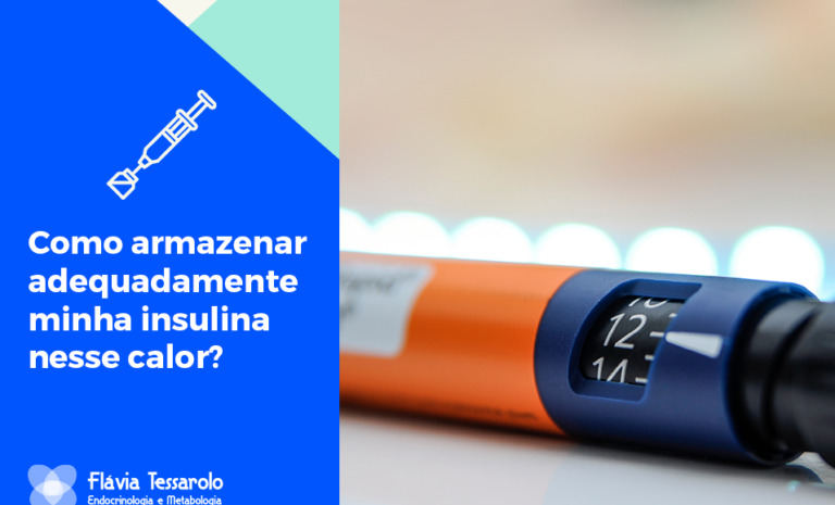 Como armazenar a insulina em dias de calor?